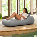 Jaxx Arlo Outdoor Bean Bag Chaise Lounge With Pillow