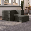 Jaxx Zipline Convertible Sleeper Chair And Ottoman Twin Size Bed