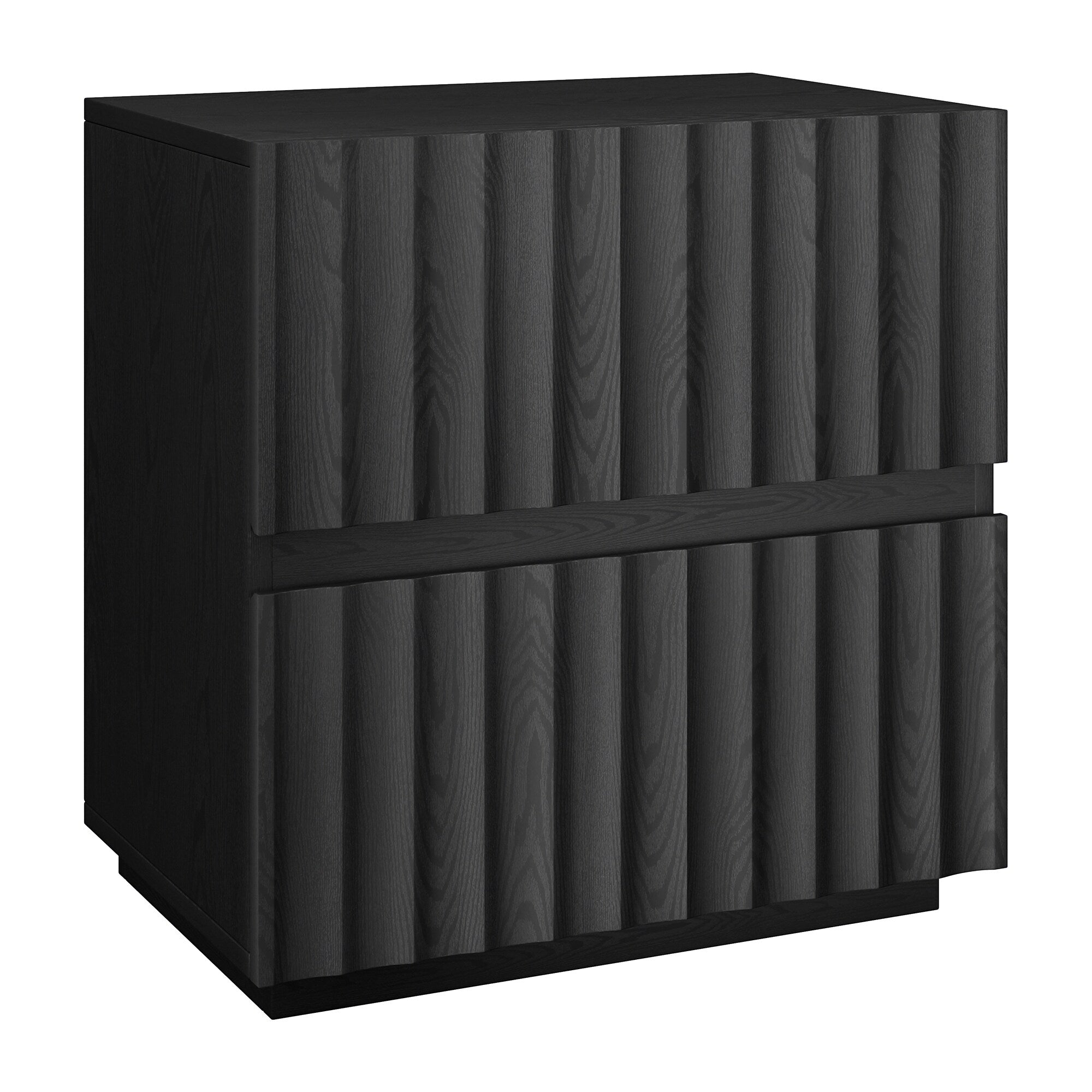 Jaylen 24 Wide Rectangular Fluted Nightstand