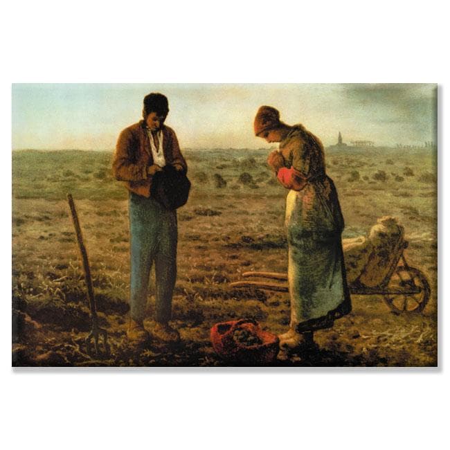 Jean Francois Millet Angelus Canvas Art