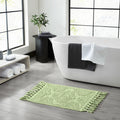 Jean Pierre Ricardo Cotton Fringe 21 X 34 In. Bath Rug