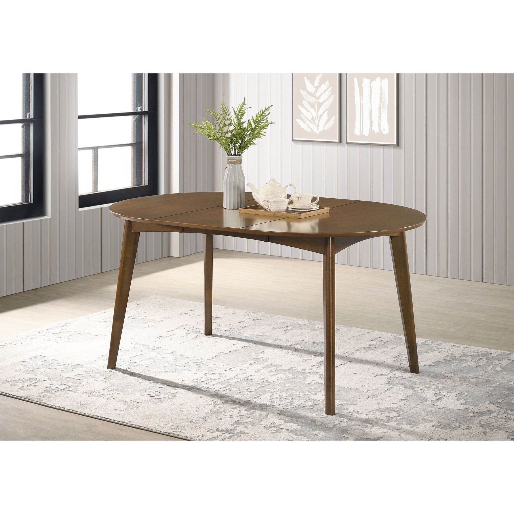 Coaster Company Walnut Dining Table Brown