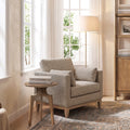 Jennifer Taylor Home Carmel 22 Round Reclaimed Pine Side Table Antique Natural Brown Reclaimed Pine Wood