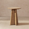 Jennifer Taylor Home Clarence 20 Reclaimed Pine Rectangular End Table Antique Natural Brown Reclaimed Pine Wood