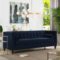 Carson Carrington Hockerstad Tuxedo Sofa With 2 Bolster Pillows