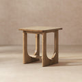 Jennifer Taylor Home Turnkey 22 Square Reclaimed Pine Side Table Antique Natural Brown Reclaimed Pine Wood
