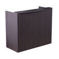 Jery Reception Desk 48 Inch Modesty Panel Driftwood Smoke Gray