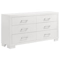 Coaster Company Jessica 6 Drawer Dresser White