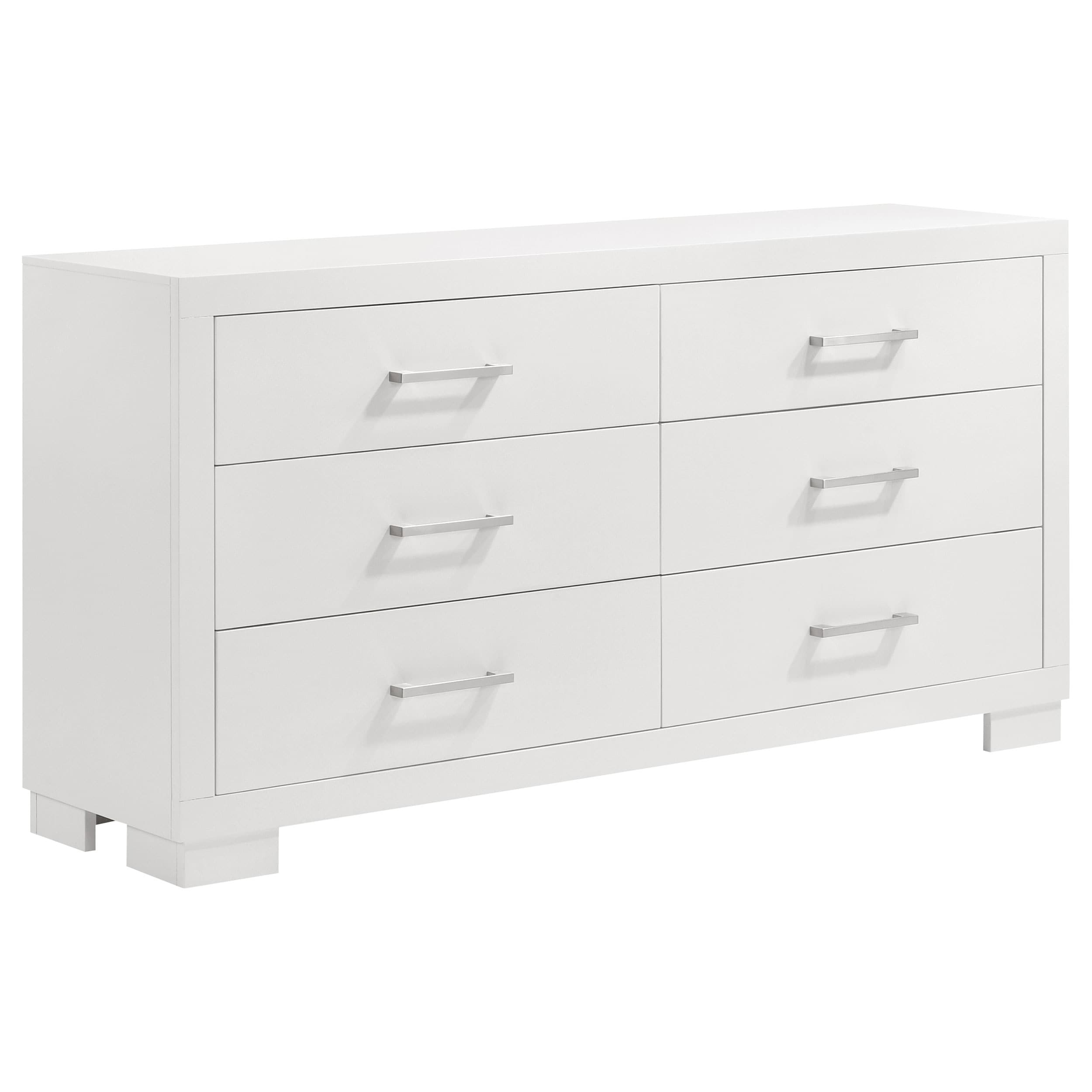 Coaster Company Jessica 6 Drawer Dresser White