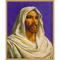 Jesus Christ By English School Framed Canvas Wall Art Print