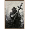 Jesus Christ By Hugo Framed Canvas Wall Art