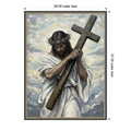 Jesus Christ By Hugo Framed Mounted Canvas Wall Art Print