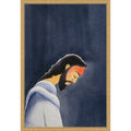 Jesus Prays In Gethsemane By Elizabeth Wang Framed Canvas Wall Art Print