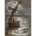 Jesus Walking Upon The Sea By William Brassey Hole Framed Canvas Wall Art Print