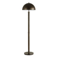 Jesy Modern Floor Lamp With Dome Metal Shade 59 Inch Dark Bronze