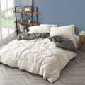 Jet Stream Pewter Reversible Oversized Comforter