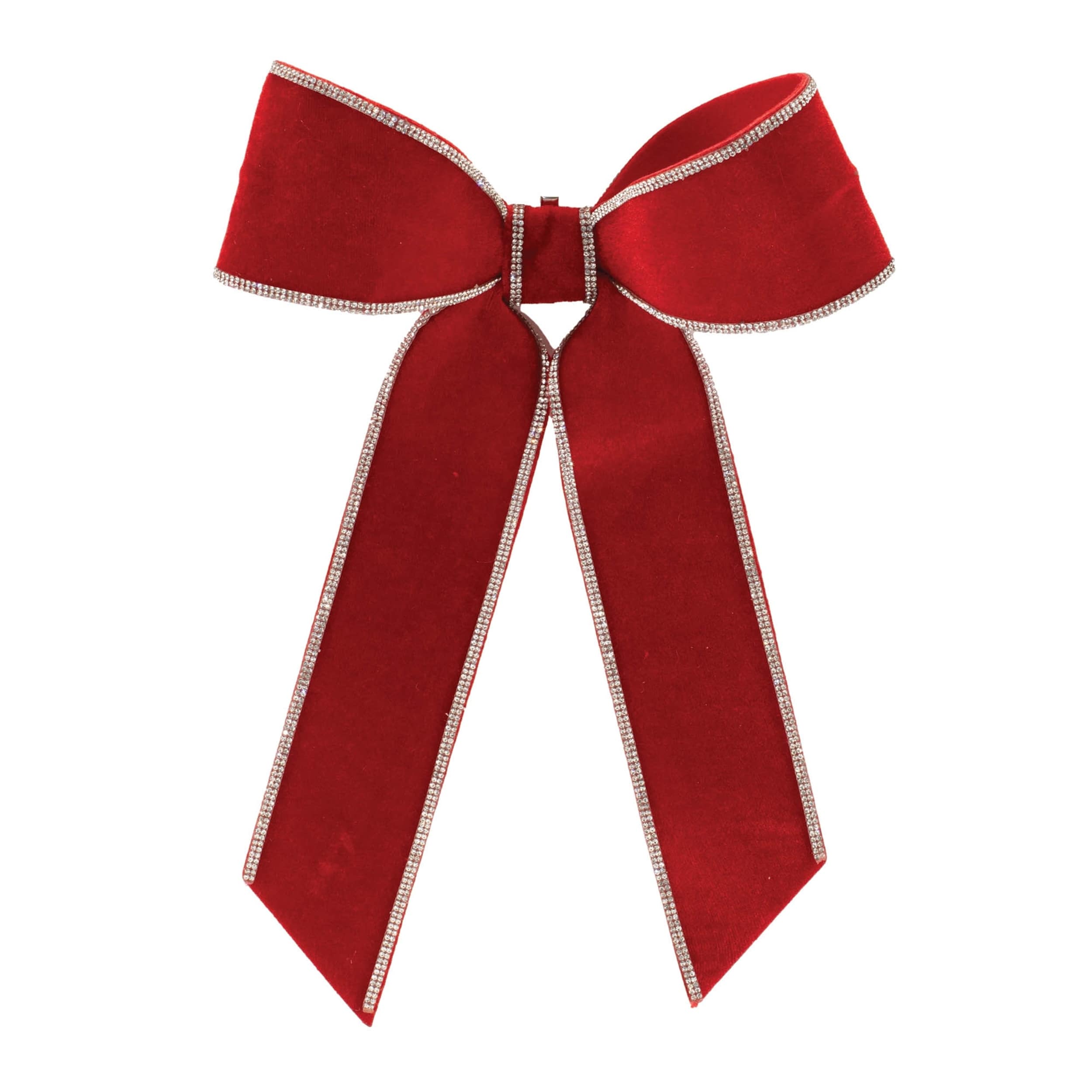 Jeweled Holiday Bow Set Of 2
