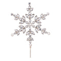 Jeweled Snowflake Stem Set Of 4