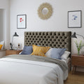 Jezebel Adjustable Queen Full Velvet Headboard By Christopher Knight Home