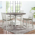 Jillian Two Tone Counter Height Drop Leaf 5 Piece Dining Set By Greyson Living