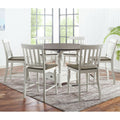 Jillian Two Tone Counter Height Drop Leaf 7 Piece Dining Set By Greyson Living