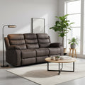 Jim Grey Upholstered Reclining Living Room Sofa