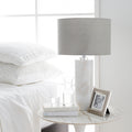 Jo Table Lamp With Natural Finish Crystal Base