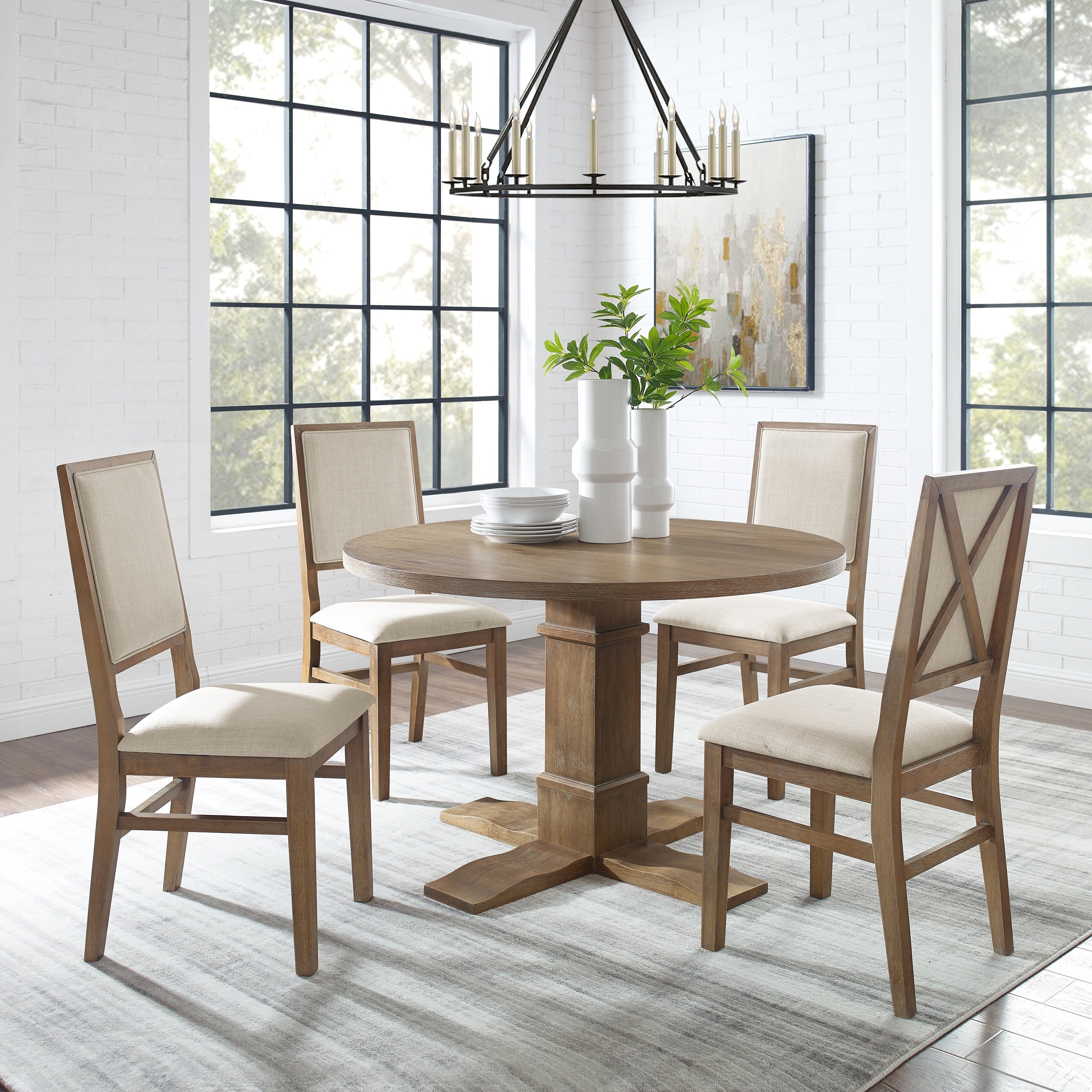 Joanna 5Pc Round Dining Set