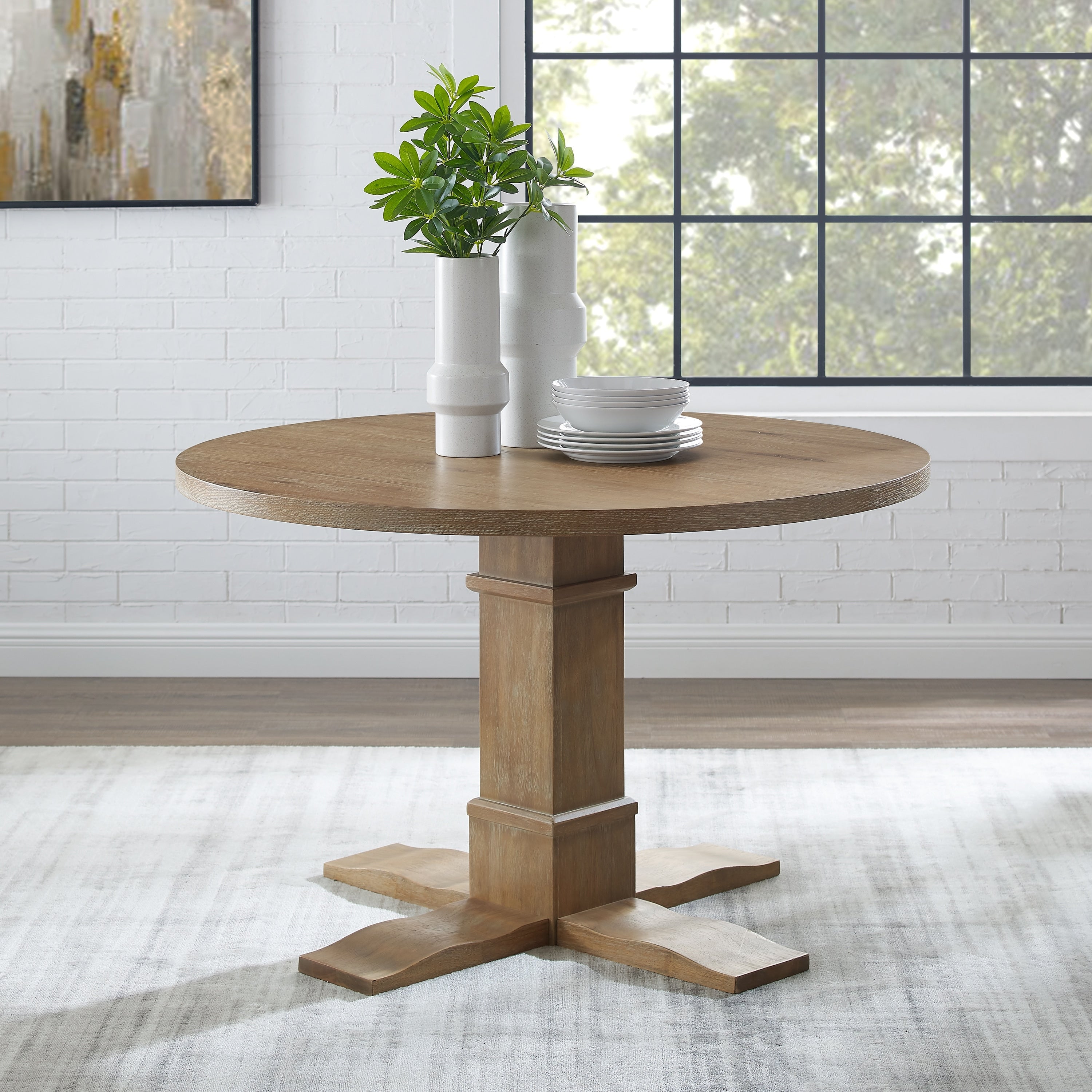 Joanna Round Dining Table 47.25 W X 47.25 D X 30.25 H