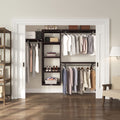 John Louis Home 16In Deep Solid Wood Deluxe Woodcrest Organizer Espresso