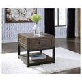 Carbon Loft Denisenko Brown Rectangular End Table