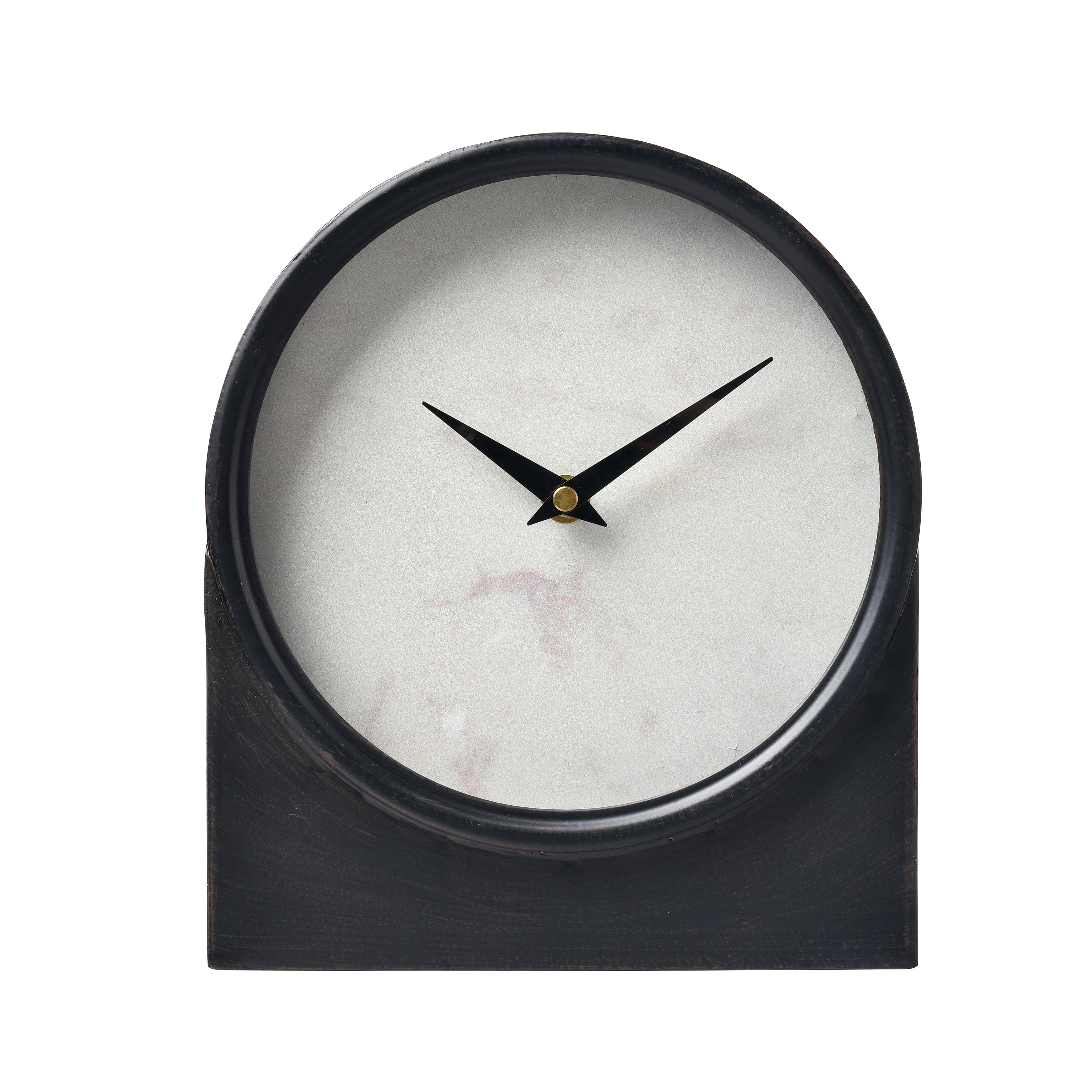 Jonah Table Clock Black 7.75 Inch W
