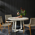 Jonathan Outdoor Round Dining Table 48 Natural Sand 47.25W X 47.25D X 30H
