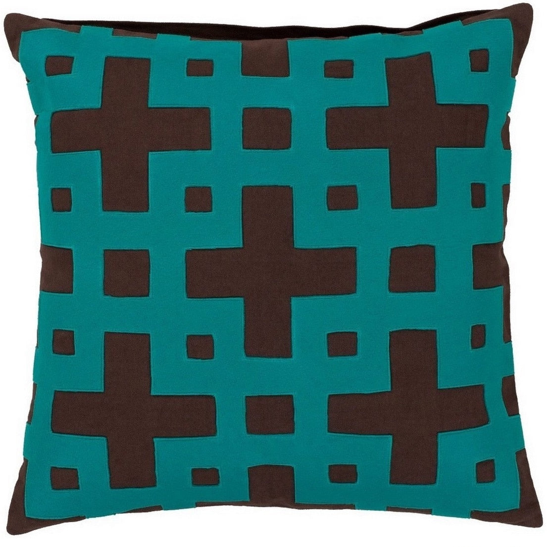 Jones 20 Inch Decorative Geometric Feather Down Or Polyester Filled Pillow