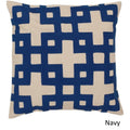 Jones 22 Inch Decorative Geometric Feather Down Or Polyester Filled Pillow