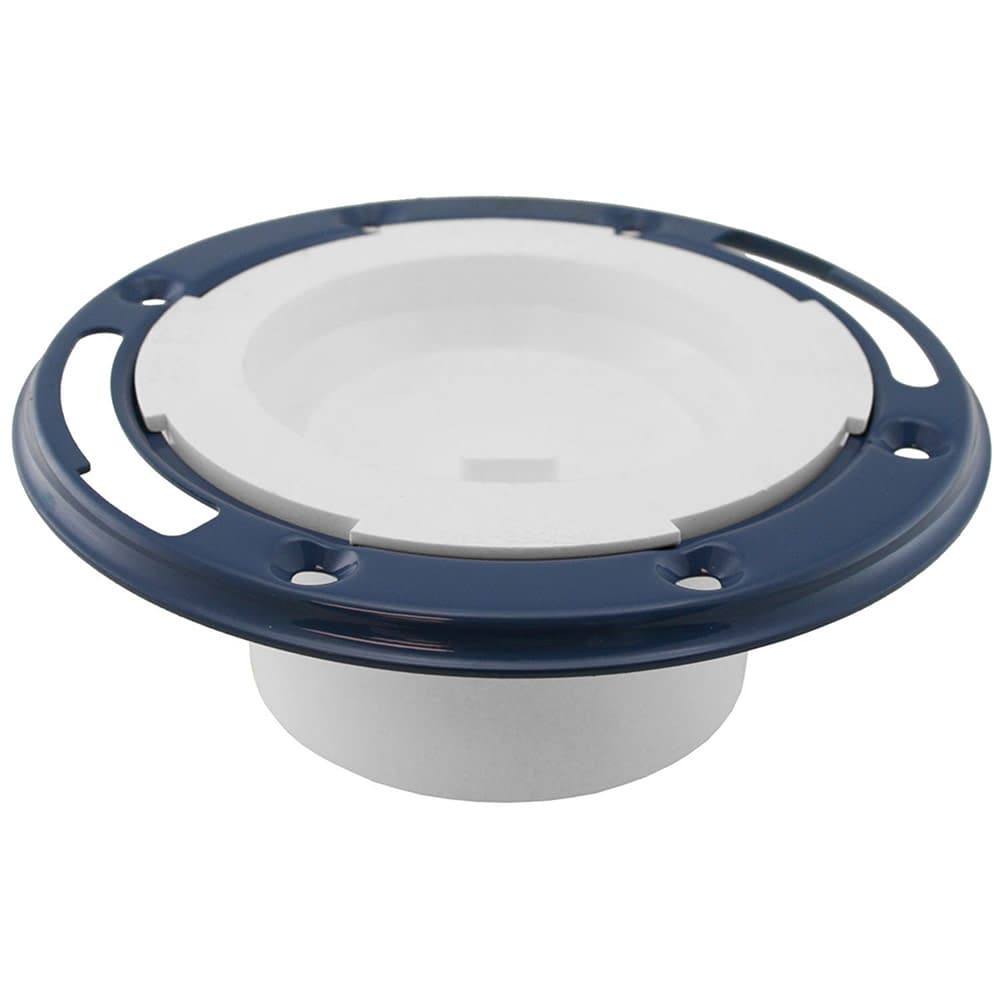 Jones Stephens C52340 3 X 4 Pvc Closet Flange With Metal Ring And