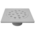Jones Stephens D40020 6 X 6 Square Pvc Utility Drain With Pipe Stop