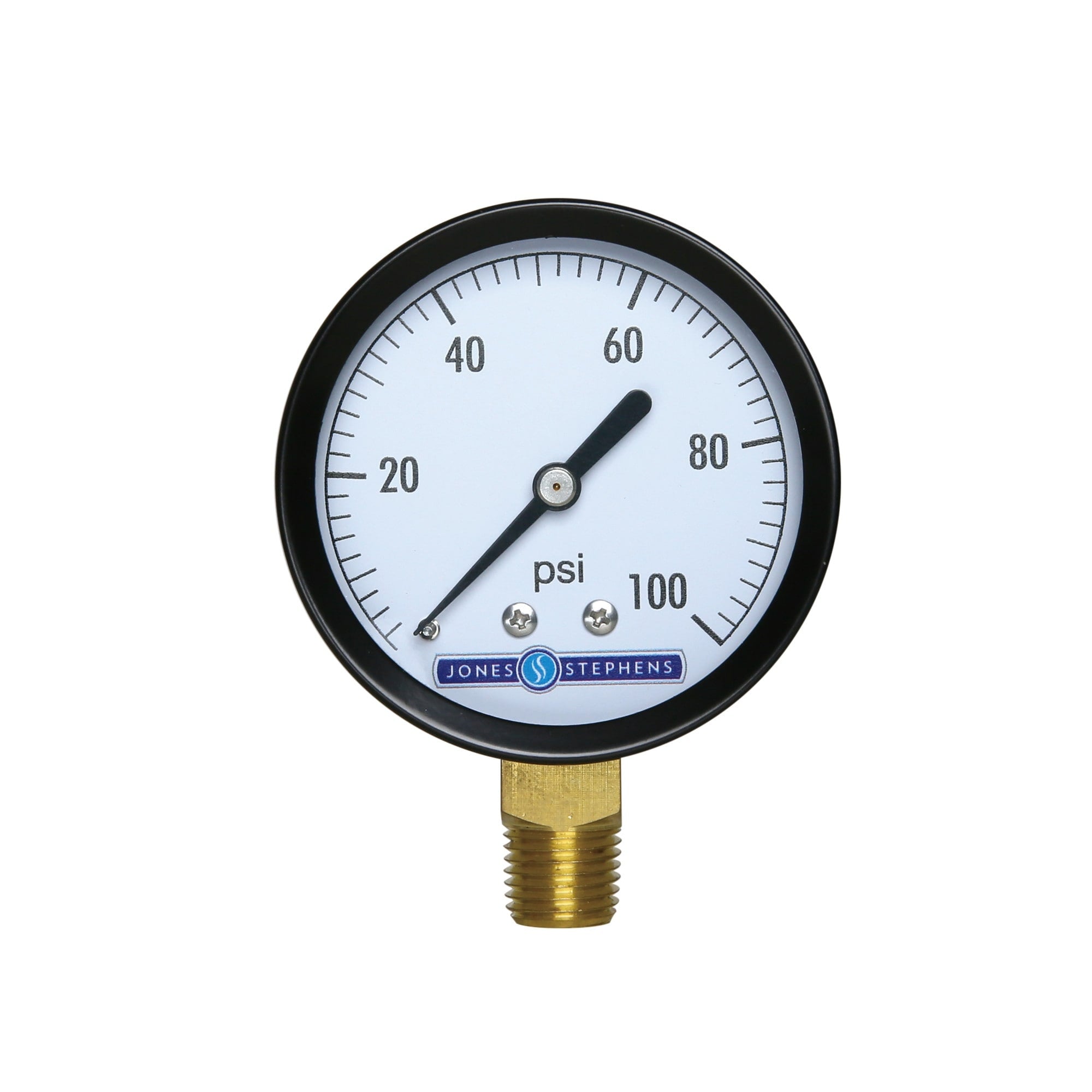 Jones Stephens G61100 2 1 2 100 Psi Pressure Gauge
