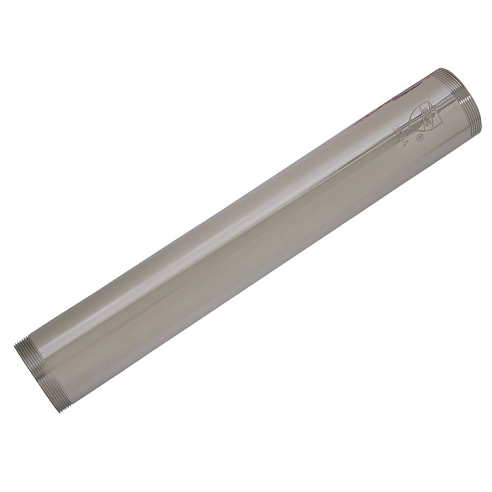 Jones Stephens P38078 1 1 4X6 Thrd Tube 20 Ga Chrome Plated