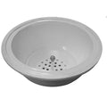 Jones Stephens S55001 3 X 4 Pvc Round Flare Sink With Strainer
