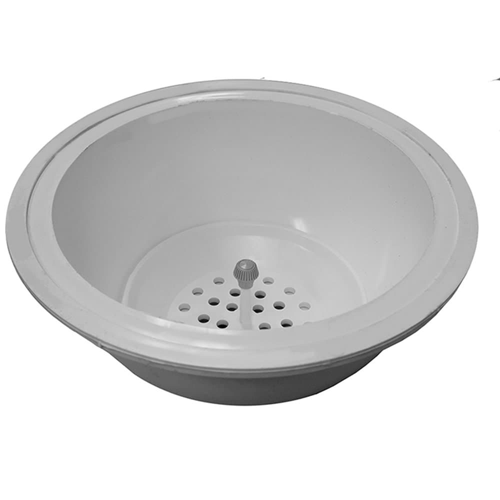 Jones Stephens S55001 3 X 4 Pvc Round Flare Sink With Strainer