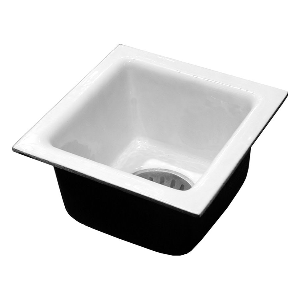 Jones Stephens S55124 4 Plumlock Porc Flr Sink 12X1