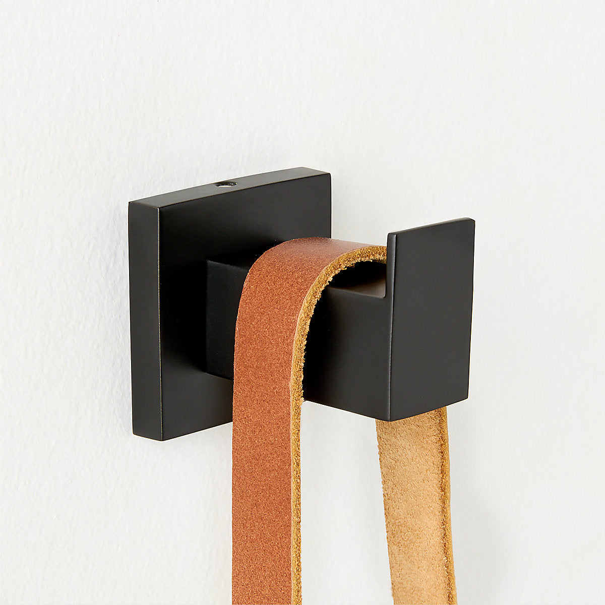 Jones Matte Black Wall-Mounted Toilet Paper Holder