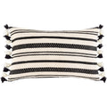 Joni Striped Tassel Lumbar Throw Pillow