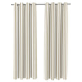 Outdoor Striped 84 Inch Curtain Panel