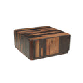 Jordan Solid Sheesham Wood Square Coffee Table With Platform Base