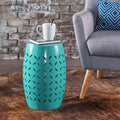 Jorell Lace Cut Iron Accent Table By Christopher Knight Home