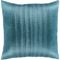 Josune Metallic Teal Feather Down Or Poly Filled Throw Pillow 20 Inch