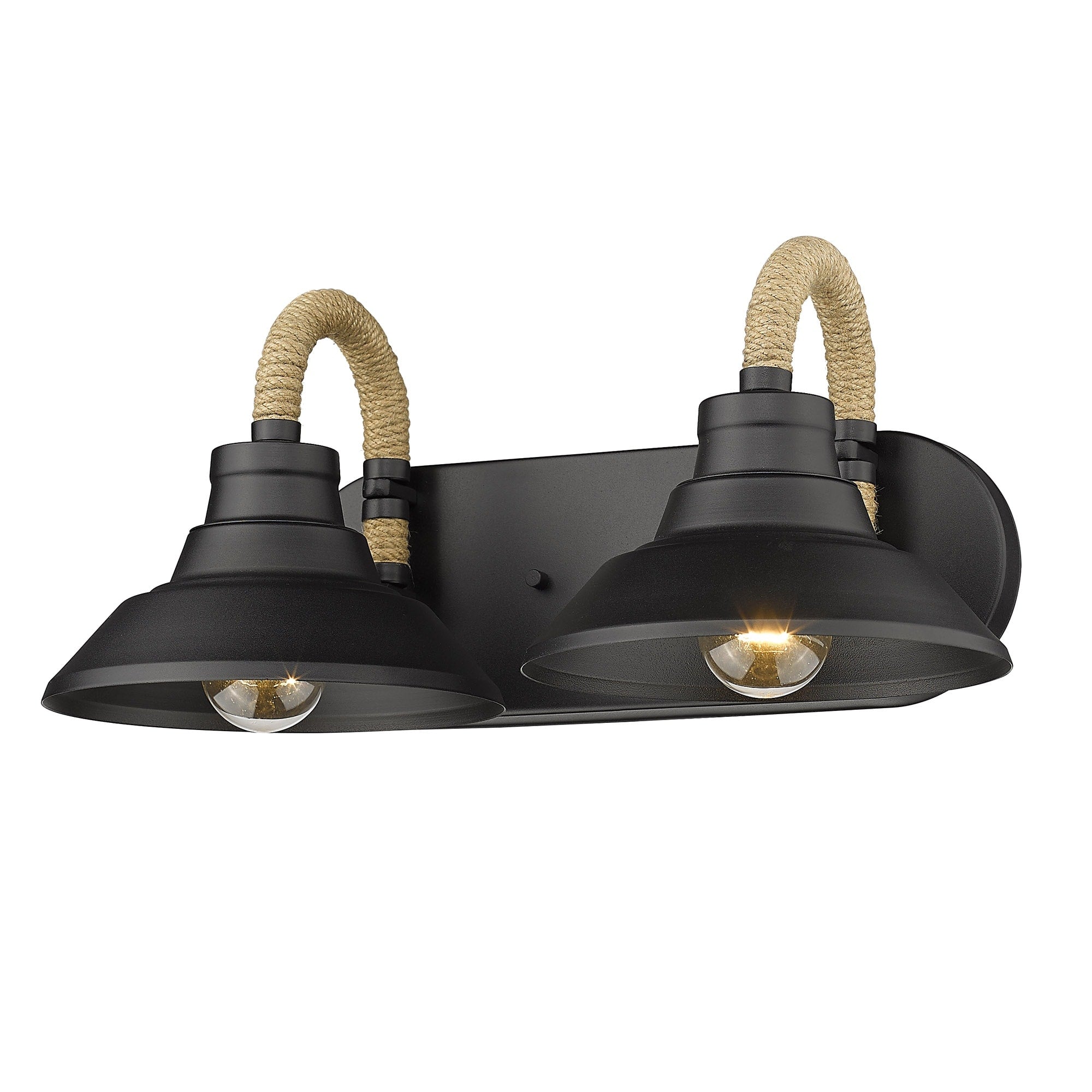 Journey 2 Light Bath Vanity Natural Black