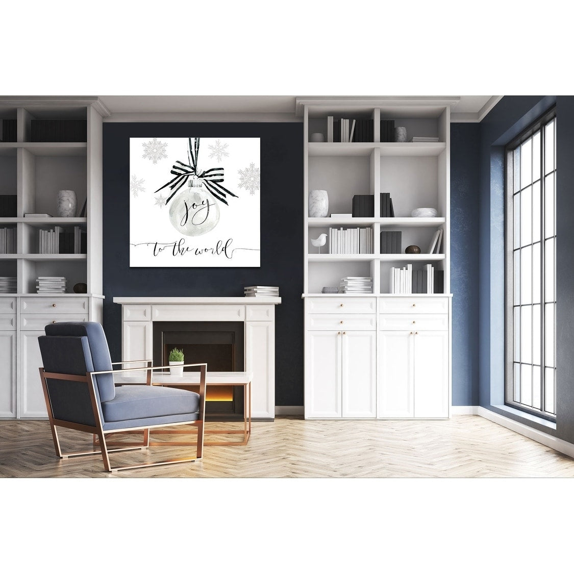 Joy Ornament Gallery Wrapped Canvas